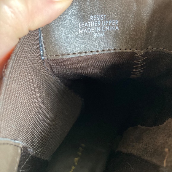 Tahari Resist Brown Suede Heeled Bootie - Picture 5 of 8